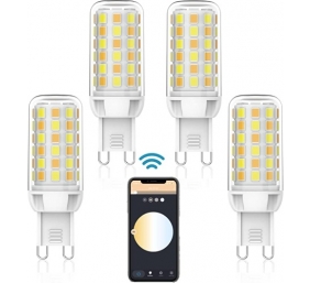 Ecost prekė po grąžinimo, Išmanioji G9 LED lemputė, nemirga, Wifi LED lemputės, 4W 320Lm išmaniosios