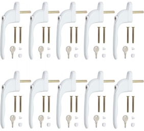 Ecost prekė po grąžinimo Neoteck Poignée de Fen?tre 10 Pcs UPVC Poignée de Fen?tre Double Vitrage Po