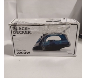 Ecost prekė po grąžinimo Black+Decker Blau BXIR2200E Garinis lygintuvas 2200 Plastic 370 ml