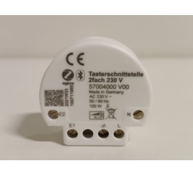Ecost prekė po grąžinimo NEXENTRO Zigbee 57004000 Push Button Interface Double for Smart Home Retrof