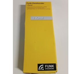 Ecost prekė po grąžinimo Schellenberg 20019 Radio-controlled Handheld Transmitter 1 Channel Black