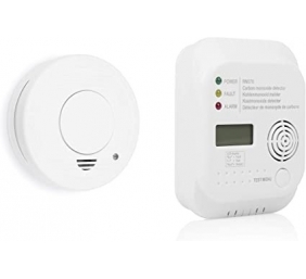 Ecost prekė po grąžinimo Smartwares FSE-19203 Smoke Co Detector Set, Weiß, 1 Piece