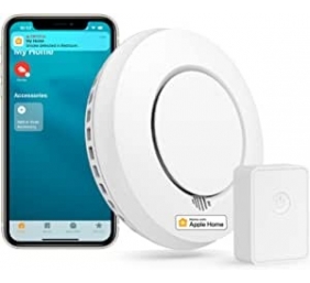 Ecost prekė po grąžinimo Meross WLAN Smoke Detector with Hub Works with Apple HomeKit Bedroom Suitab