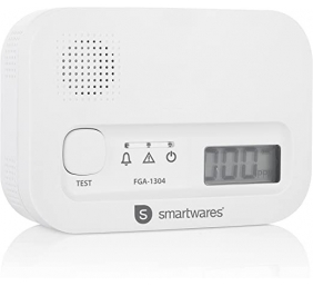 Ecost prekė po grąžinimo Smartwares FGA-13041 Carbon Monoxide Detector 10 Year Sensor with Display a
