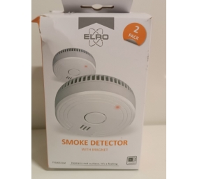 Ecost prekė po grąžinimo ELRO FS180521M 2-Pack Smoke Alarm with Magnet Mounting 5 Year Battery and C