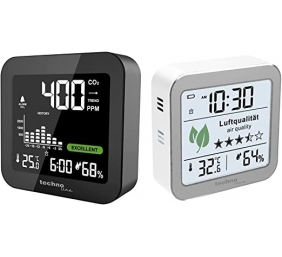Ecost prekė po grąžinimo technoline Monitor WL1025 Co2 Monitor, Co2 Meter, Black &amp; WL1020 Air Qualit