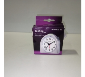Ecost prekė po grąžinimo Technoline Geneva SD Small Arch Quartz Alarm Clock (Silver)