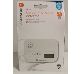 Ecost prekė po grąžinimo Smartwares FGA-13041 Kohlenmonoxid-Melder, 10 Jahre Sensor, mit Display und