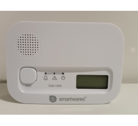 Ecost prekė po grąžinimo Smartwares FGA-13041 Kohlenmonoxid-Melder, 10 Jahre Sensor, mit Display und
