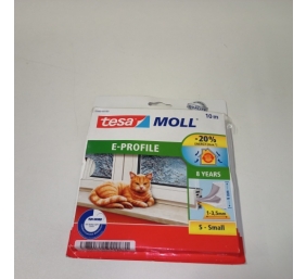 Ecost prekė po grąžinimo tesa moll E-Profile Rubber Seal, Self-Adhesive Seal for Insulating Gaps on