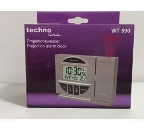 Ecost prekė po grąžinimo Technoline projection alarm clock WT 590 with radio controlled clock – indo