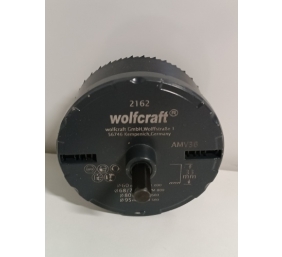 Ecost prekė po grąžinimo Wolfcraft 2162000 - Standart crown saw for wood, laminated plaster Ø 60,68,