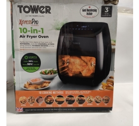 Ecost prekė po grąžinimo Tower Xpress Pro Combo T17076 Vortx 10-in-1 Digital Air Fryer Oven with Rap