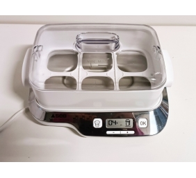 Ecost prekė po grąžinimo SEB Yogurti?re 6 pots, 140 ml glass jars, 5 automatic programs, BPA -free,