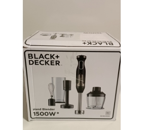 Ecost prekė po grąžinimo Black + BXHBA1500E DECKER-MULTIGE MULTIVE MULTIVED 4 in 1 1500W, 20 speeds