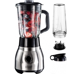 Ecost prekė po grąžinimo Russell Hobbs Stand Mixer Glass Steel 2-in-1, incl. to-go mug &amp; lid, 1.5l g