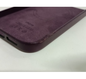 Ecost prekė po grąžinimo Apple odinis dėklas su Magsafe (skirtas iPhone 13 Pro Max) - Tamsiai vyšnių