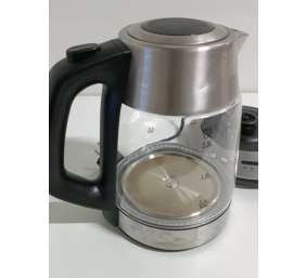 Ecost prekė po grąžinimo Livoo DOD165 Glass Teapot &amp; Kettle 1.7 Litre Capacity Thermostat from 40 °C