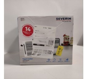 Ecost prekė po grąžinimo SEVERIN JG 3520 Yoghurt Maker 13 White / Grey
