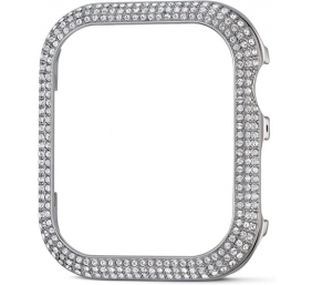 Ecost prekė po grąžinimo Swarovski Sparkling Silver Case Frame Fits Apple Watch® 40mm