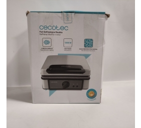 Ecost prekė po grąžinimo Cecotec Fun Gofrestone Double waffle maker. Rockstone antiant coating, adju