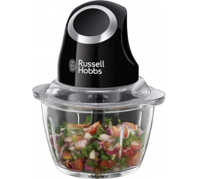 Ecost prekė po grąžinimo Russell Hobbs Mini Electric Chopper [Glass Jar incl. Storage Lid] Matt Blac
