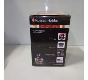 Ecost prekė po grąžinimo Russell Hobbs Mini Electric Chopper [Glass Jar incl. Storage Lid] Matt Blac