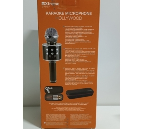 Ecost prekė po grąžinimo Xtreme 27837 Microphone Speaker with Built-in Bluetooth Portable Black