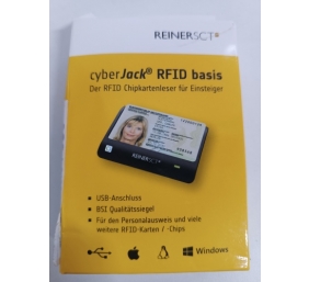 Ecost prekė po grąžinimo Reiner SCT cyberJack RFID Basis nPA Smart Card Reader eID BSI-Certified wit