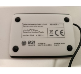 Ecost prekė po grąžinimo Reiner SCT cyberJack RFID Basis nPA Smart Card Reader eID BSI-Certified wit