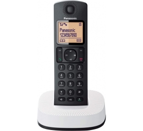 Ecost prekė po grąžinimo Panasonic KX-TGC310 Black and White LCD Cordless Phone Call Detection, 16 H