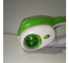 Ecost prekė po grąžinimo Girmi GT02 R?pe Rechargeable, 12W, 2 Patin ? Roulettes INOX, Blanc/Vert