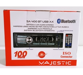 Ecost prekė po grąžinimo Majestic SA 400 BT USB AX - Sistema Audio Car con Bluetooth, Lettore MP3/WM