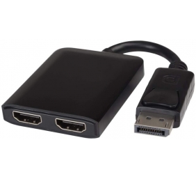 Ecost prekė po grąžinimo PremiumCord MST Adapter DisplayPort to 2X HDMI, Extended + Mirror Function,