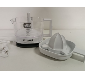 Ecost prekė po grąžinimo Black+Decker - BXCJ25E Citrus Juicer 25 Plastic 350 ml White