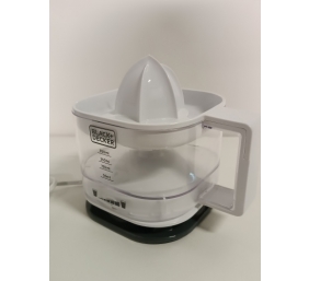 Ecost prekė po grąžinimo Black+Decker - BXCJ25E Citrus Juicer 25 Plastic 350 ml White