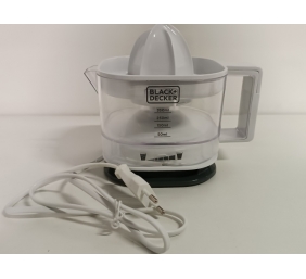Ecost prekė po grąžinimo Black+Decker - BXCJ25E Citrus Juicer 25 Plastic 350 ml White