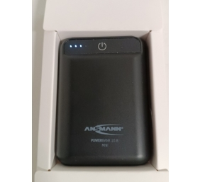 Ecost prekė po grąžinimo ANSMANN Mini Powerbank TÜV testuotas 10000 mAh ir 2,1 A išėjimas - mažas ma