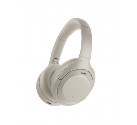 Sony WH-1000XM4 Belaidės/Laidinės ausinės, Bluetooth, 3.5mm jack, Silver