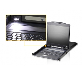 Aten CL1308N-ATA-AG 8-Port PS/2-USB VGA 19" LCD KVM Switch | Aten