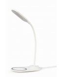 Gembird | Desk lamp with wireless charger | TA-WPC10-LED-01-W