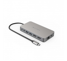 Hyper | HyperDrive Universal USB-C 10-in1 Dual HDMI Mobile Dock | Ethernet LAN (RJ-45) ports 1 | HDMI ports quantity 2