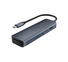 Hyper | HyperDrive EcoSmart Gen.2 Universal USB-C 6-in-1 Hub with 100 W PD Power Pass-thru