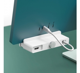 Hyper | HyperDrive USB-C 6-in-1 Form-fit Hub with 4K HDMI for iMac 24" | HDMI ports quantity 1
