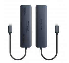 Hyper | HyperDrive EcoSmart Gen.2 Universal USB-C 7-in-1 Hub w 100 W PD Power Pass-thru