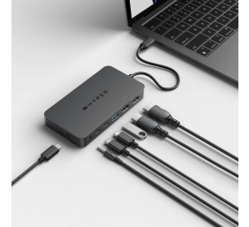 Hyper | HyperDrive Universal USB-C 7-in1 Dual HDMI Mobile Dock for M1/M2 MBAir/Pro | HDMI ports quantity 2