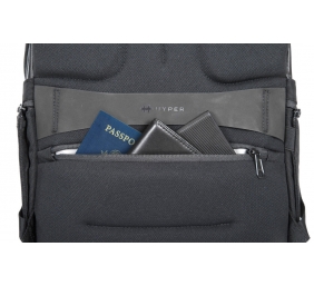 Hyper | HyperPack Pro | Fits up to size 16 " | Backpack | Black | Shoulder strap