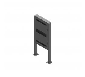 EDBAK | Floor stand | POK101 | 55 " | Maximum weight (capacity) 80 kg | Black