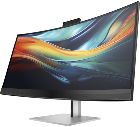HP 740pm Series 7 Pro 5K Curved Conferencing Monitor - 39.7" 5120x2160 WUHD 300-nit AG, IPS, 2x Thunderbolt/USB-C (100W)/DisplayPort/HDMI, 4x USB 3.0, speakers, 4K webcam, RJ-45 LAN, height adjustable/tilt/swivel, 3 years (replaces Z40c G3)