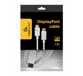 GEMBIRD DisplayPort cable 4K 1.8m white